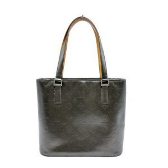 Louis Vuitton Stockton Monogram Matte Handbag Noir Black LV - Picture 1 of 9